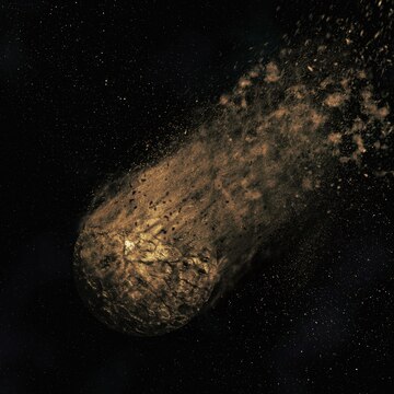 Ilustrasi asteroid. (Foto/Freepik)