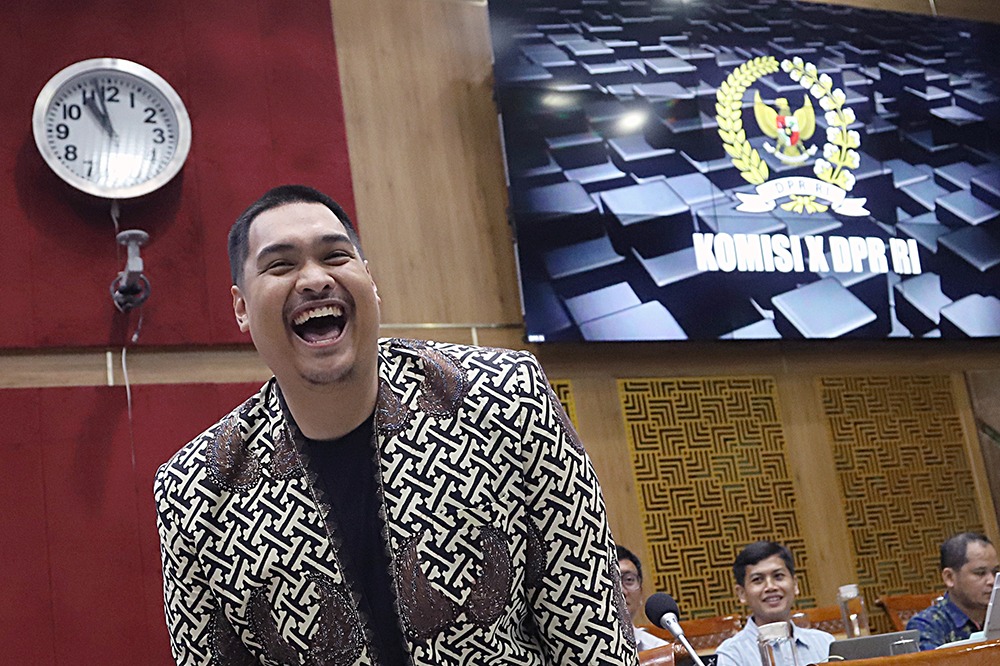 Menteri Pemuda dan Olahraga,  Dito Ariotedjo. (BeritaNasional/Elvis)