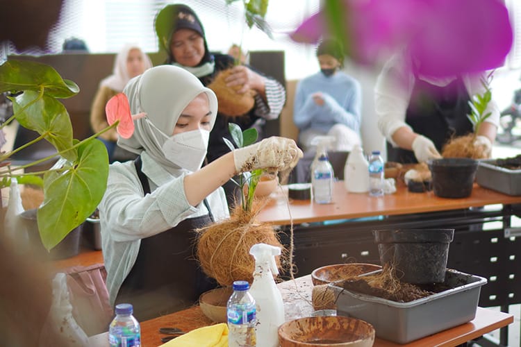 Kelas edukasi Kebun Raya Bogor. (Foto/KRB)