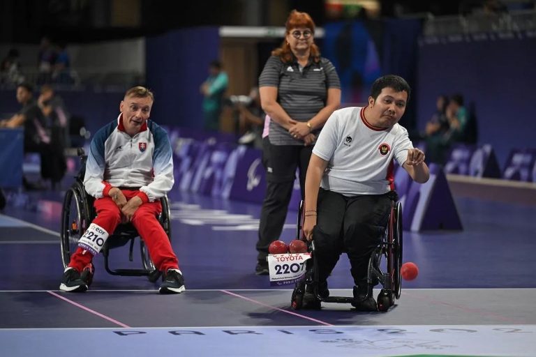 Prestasi tim boccia Indonesia di Paralimpiade Paris 2024 tiga medali diraih. (BeritaNasional/Doc. Setkab)