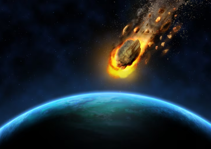 Ilustrasi asteroid. (Foto/Freepik)