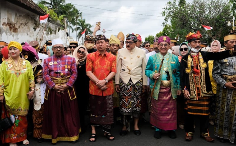 Ilustrasi adat dan budaya Nusantara (Foto/Kemenparekraf)