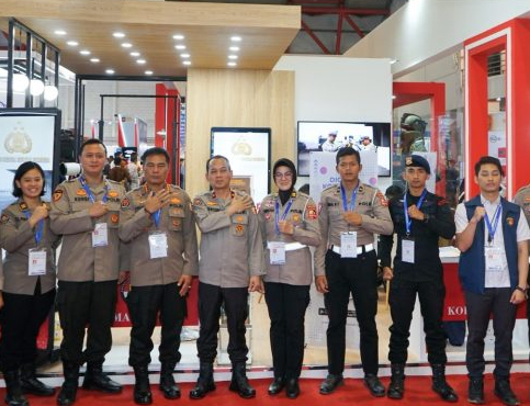 Polri ikut pergelaran Integrated Technology Event (ITE) 2024. (Foto/Humas Polri)