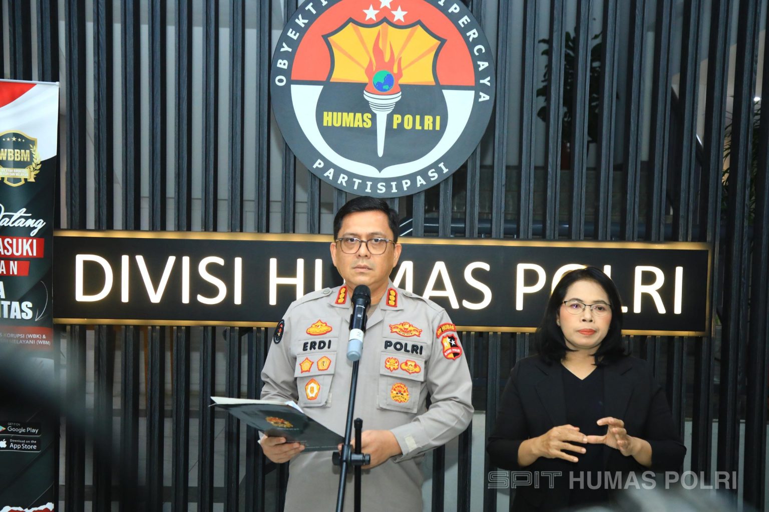 Kabagpenum Divisi Humas Polri, Kombes Erdi Chaniago. (Foto/Humas Polri).