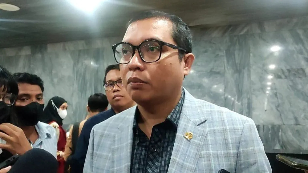 Ketua DPP Partai Persatuan Pembangunan (PPP) Achmad Baidowi saat diwawancarai. (Foto/Achbaidowo.com)