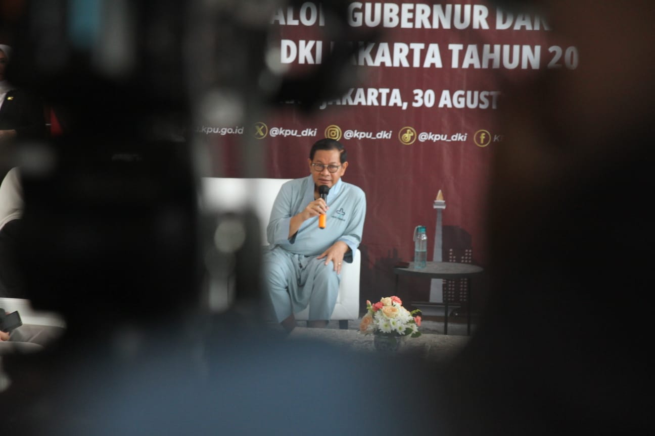 Calon Gubernur Jakarta Pramono Anung. (BeritaNasional/Oke Atmaja).