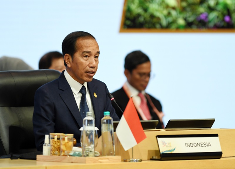 Presiden Jokowi di Forum Indonesia-Afrika ke-2 (Foto/Kemenlu)