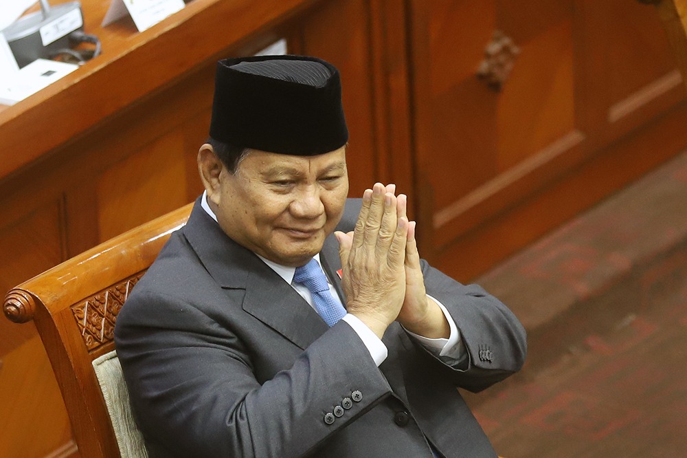 Menteri Pertahanan Prabowo Subianto. (BeritaNasional/Elvis).