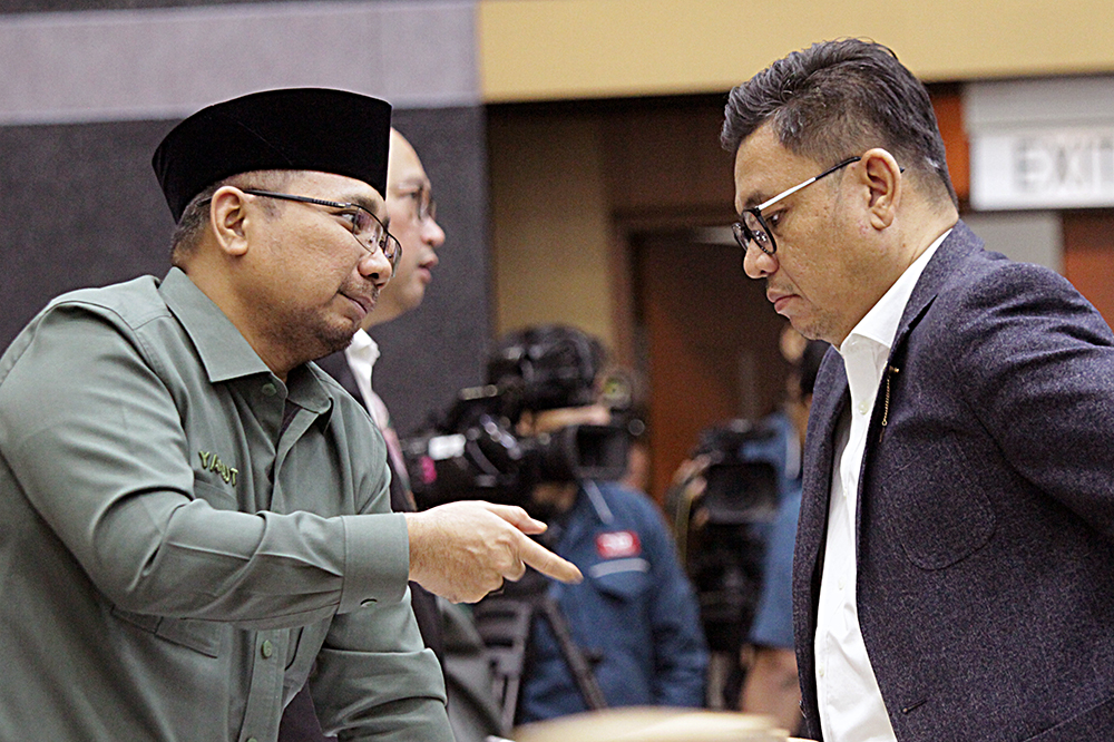 Rapat kerja komisi VIII bersama kementerian Agama. (BeritaNasional/Elvis Sendouw)