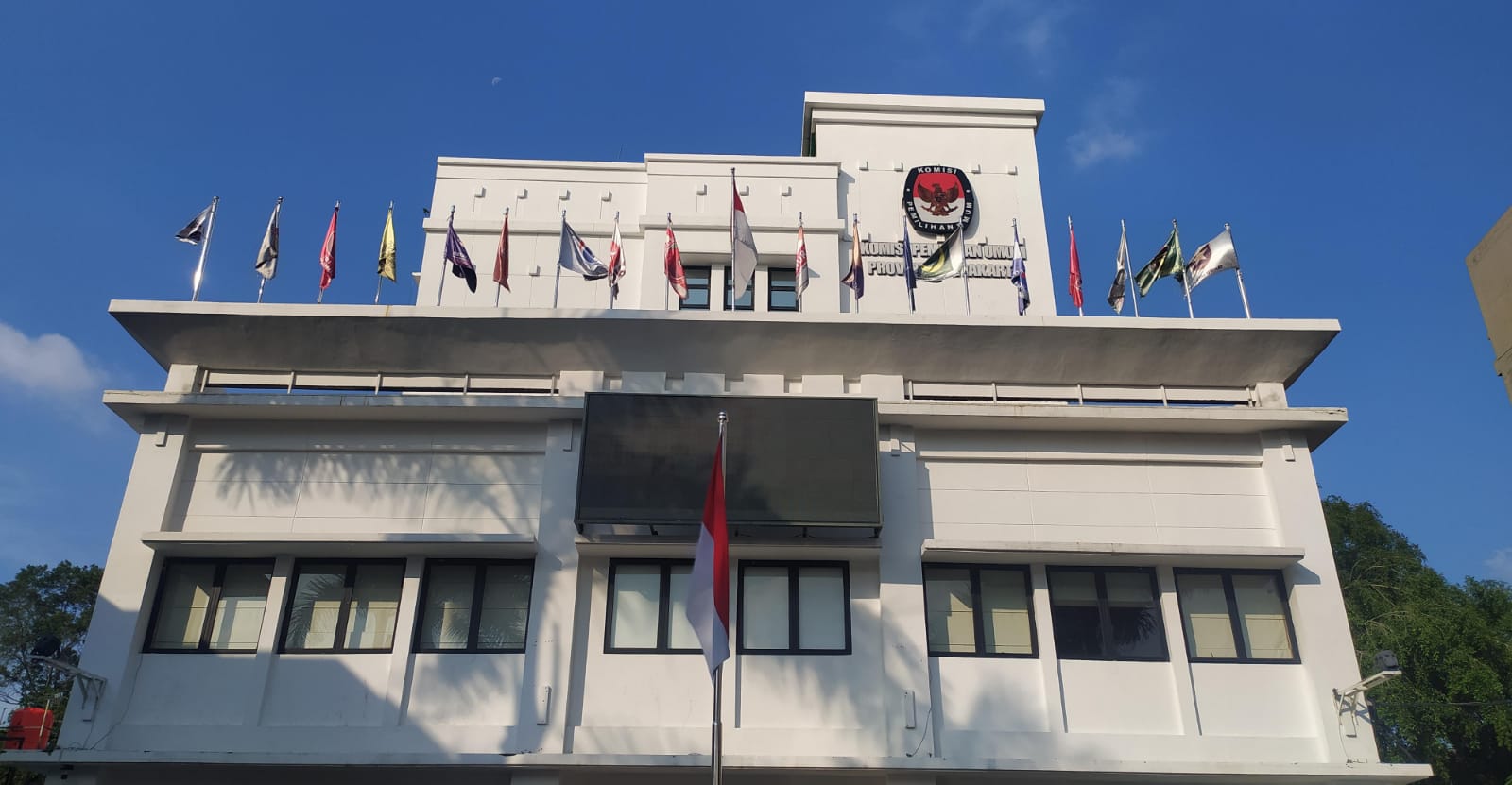 Suasana rapat pleno KPU Jakarta untuk penetapan paslon cagub-cawagub. (BeritaNasional/Oke Atmaja)