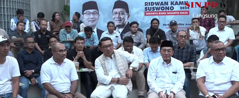 Bakal Calon Gubernur dan Wakil Gubernur DKI Jakarta, Ridwan Kamil dan Suswono. (BeritaNasional/Tangkapan Layar)