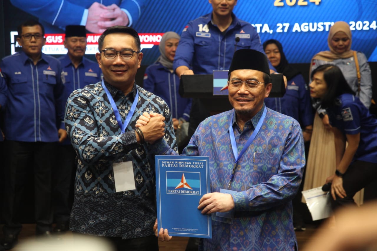 Bakal Calon Gubernur dan Wakil Gubernur DKI Jakarta, Ridwan Kamil dan Suswono. (BeritaNasional/Lydia)