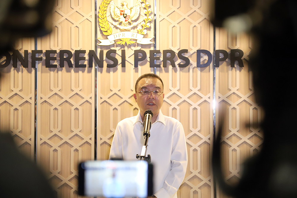 Ketua Harian DPP Gerindra Sufmi Dasco Ahmad. (BeritaNasional/Elvis).