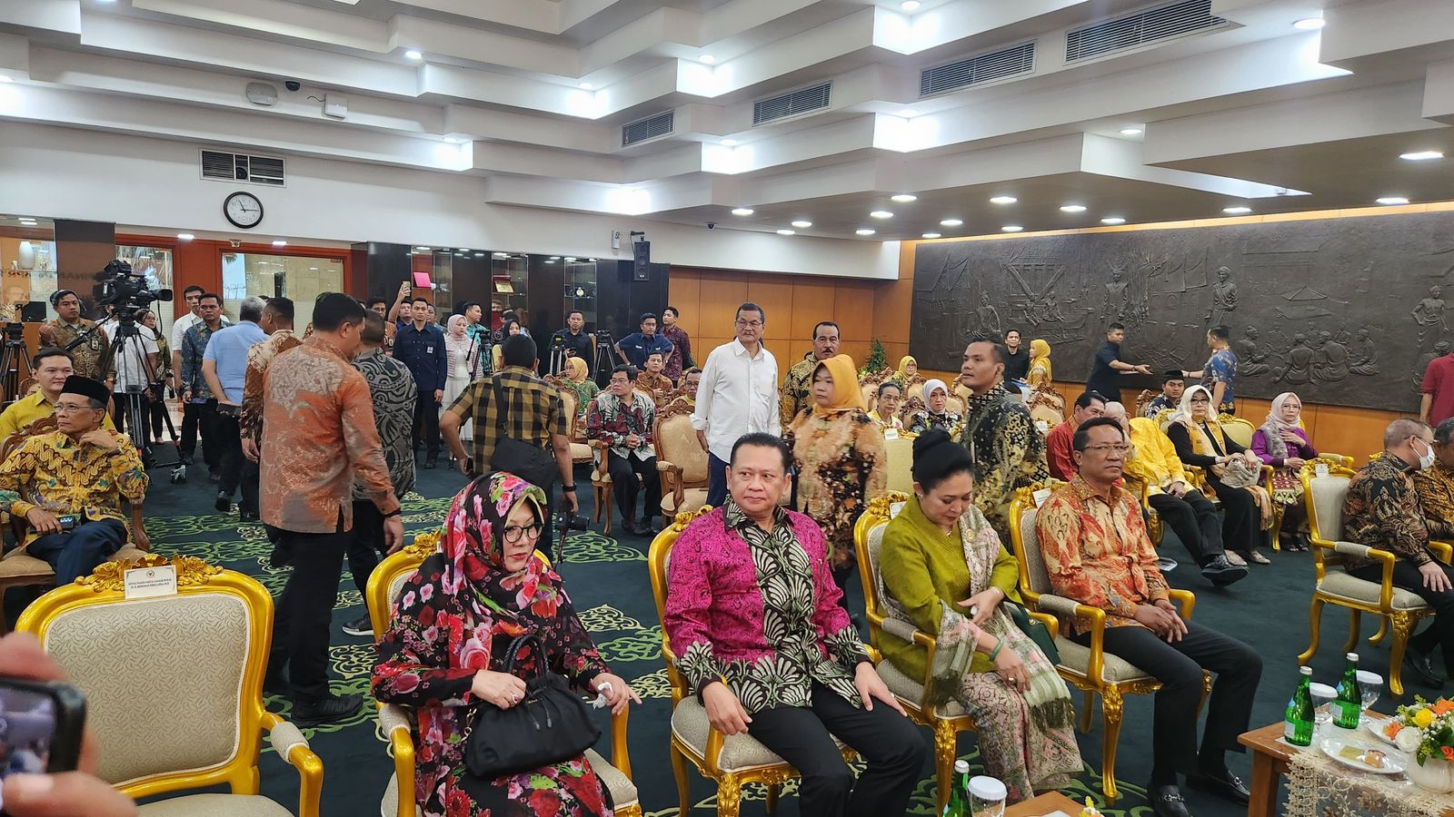 Tutut dan Titiek Soeharto Hadiri Silaturahmi Kebangsaan Bersama MPR. (BeritaNasional/Panji).