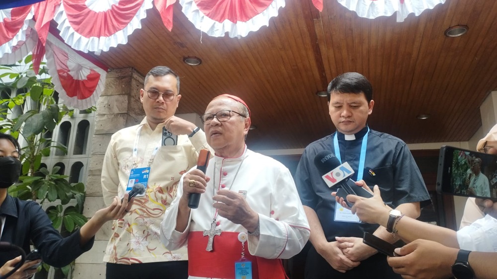 Uskup Agung Jakarta Ignatius Kardinal Suharyo. (BeritaNasional/Lydia).