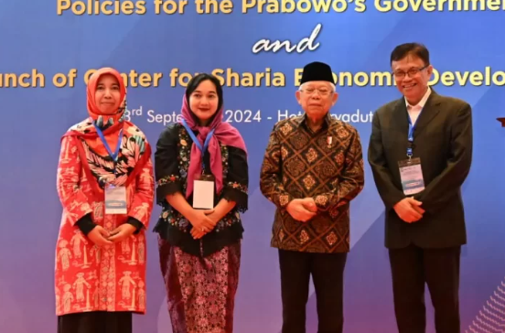 Wapres Ma’ruf Amin dalam Seminar Internasional dan Peresmian C-SED Indef di Hotel Aryaduta, Jakarta. (Foto/Setwapres)