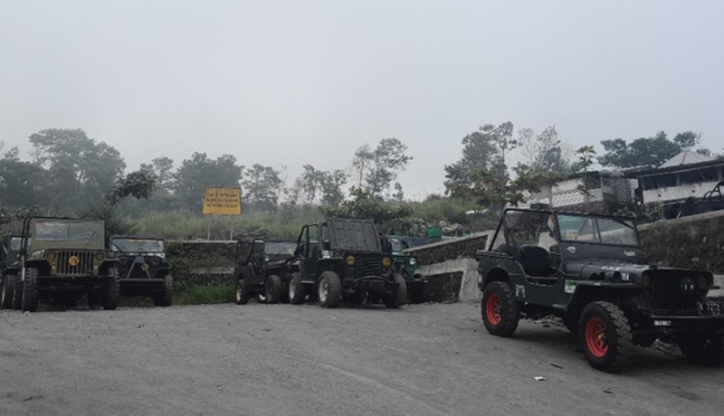 Jeep lava tour Merapi di Yoyakarta (Beritanasional/Meta)