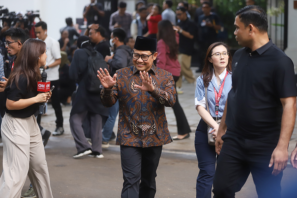 Menteri Koordinator Kesejahteraan Masyarakat Abdul Muhaimin Iskandar. (BeritaNasional/Elvis).