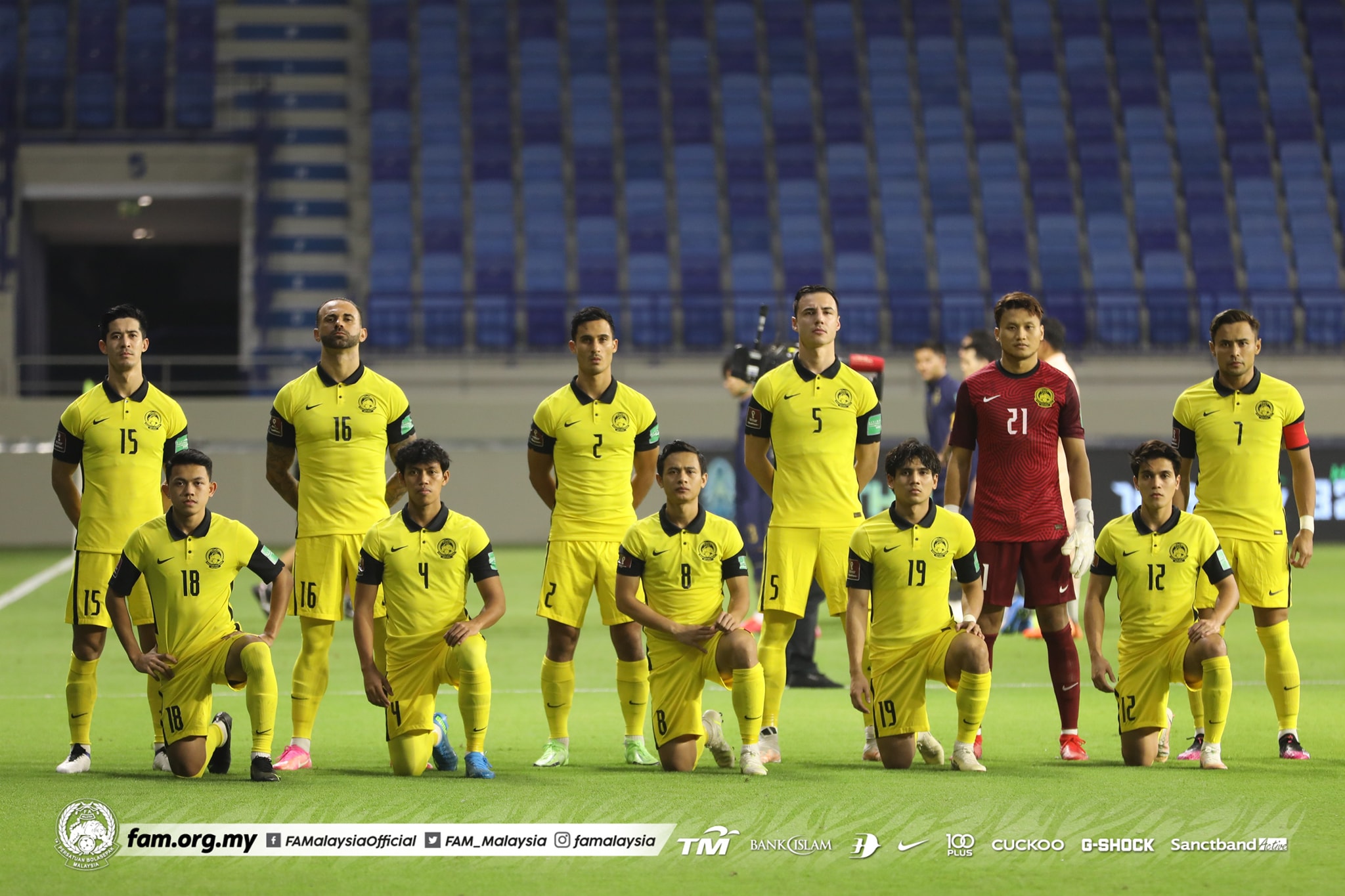 Timnas Malaysia. (Foto/FAM).