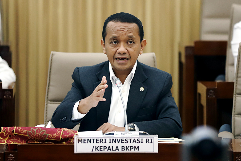 Menteri Investasi Bahlil Lahadalia. (BeritaNasional/Elvis).