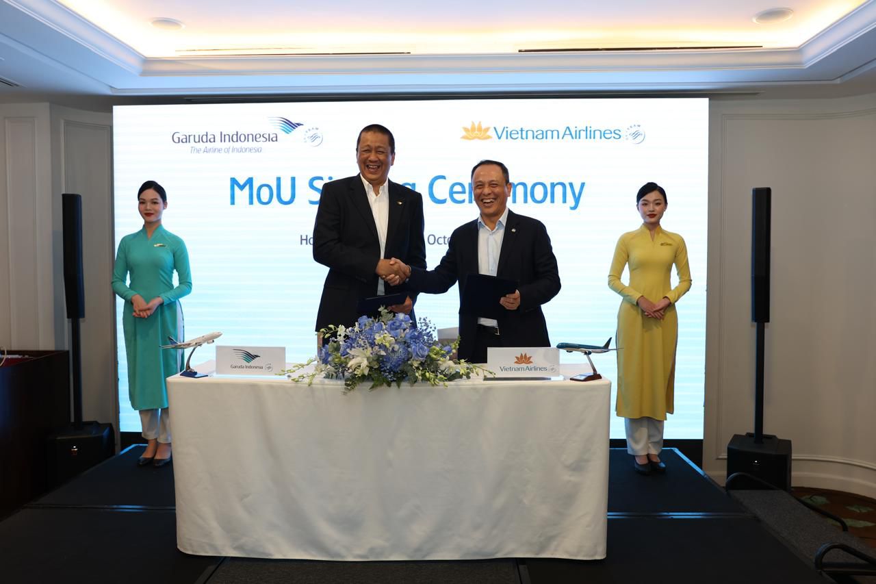 Garuda Indonesia Kerja Sama dengan Vietnam Airlines. (Foto/Garuda Indonesia).