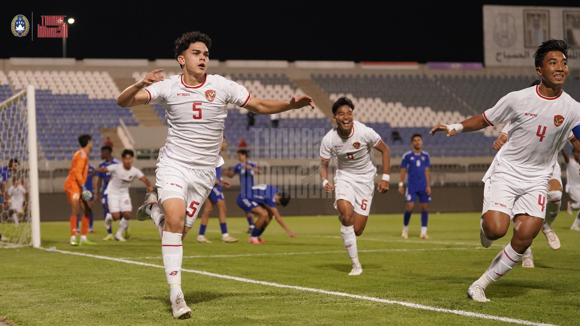 Timnas Indonesia U-17 vs Kuwait. (Foto/PSSI).