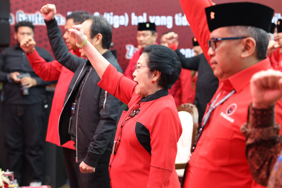 Suasana PDIP pengunguman Cakada Gelombang III. (BeritaNasional/Doc. PDIP)