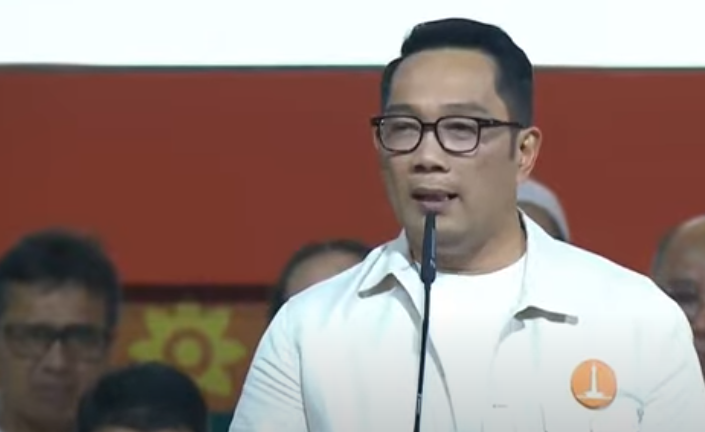 Bakal Calon Gubernur Jakarta, Ridwan Kamil. (BeritaNasional/Tangkapan Layar)