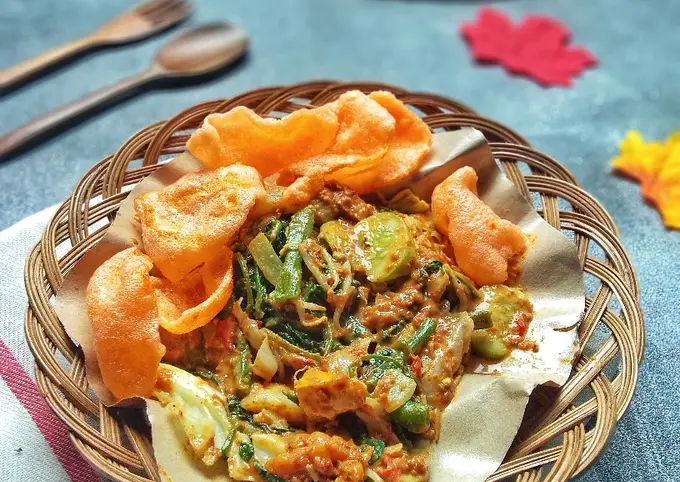 Makanan Nusantara, gado-gado. (Foto/Seni Budaya Betawi)