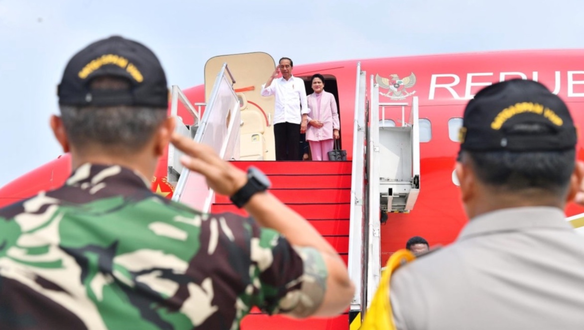 Presiden Jokowi ke IKN. (Foto/BPMI).