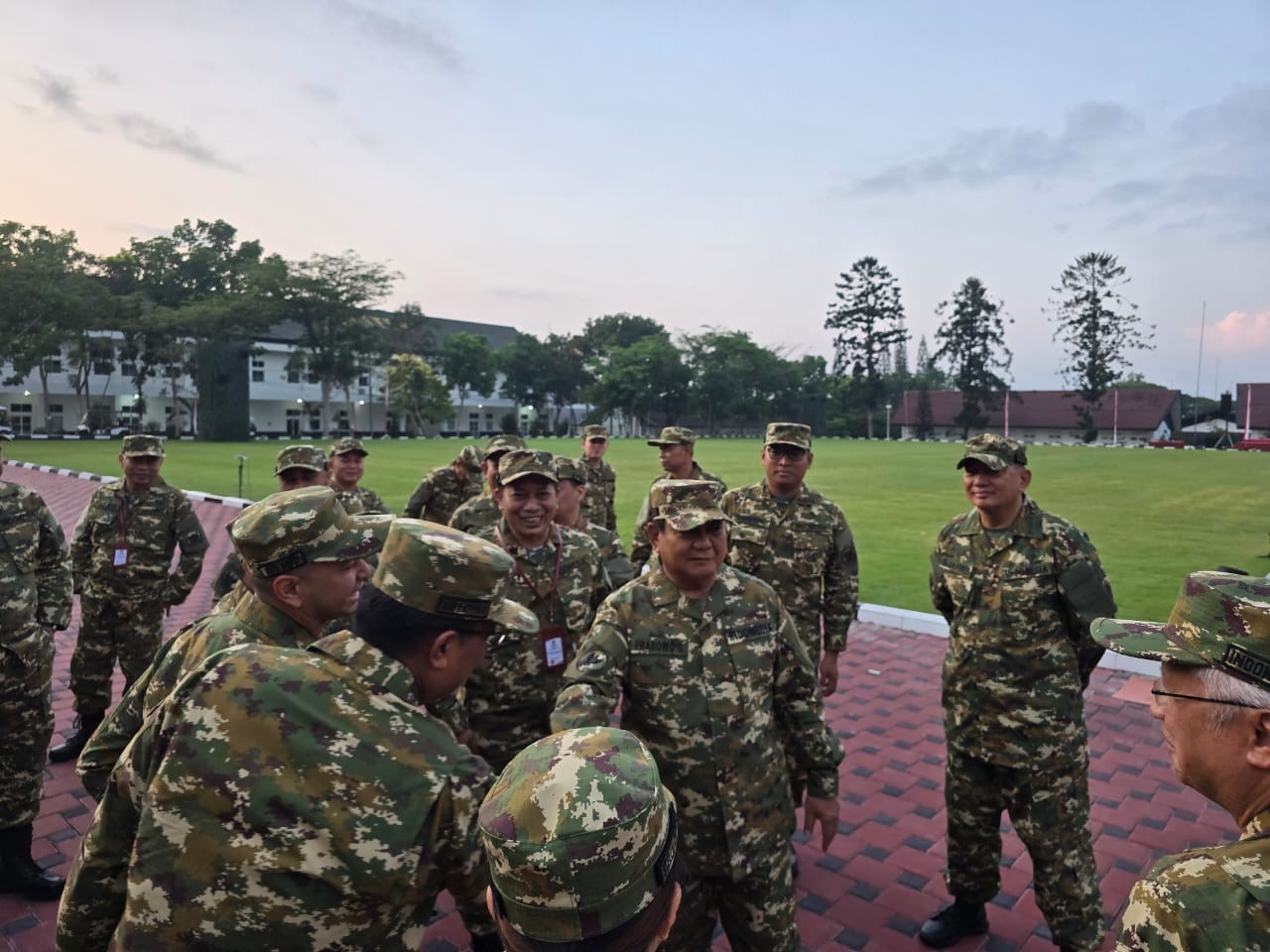 Kegiatan pembekalan kabinet merah putih di Akmil Magelang. (Foto/Kantor Komunikasi Presiden).