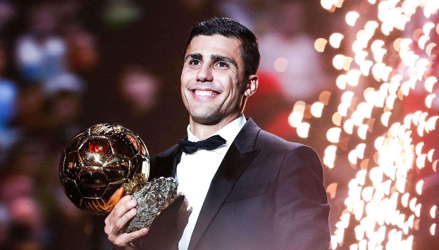 Pemain Manchester City Rodri sabet gelar Ballon d'Or 2024. (Foto/Premier League).