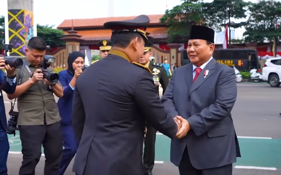 Kapolri Jenderal Listyo Sigit Prabowo bersama Presiden Terpilih Prabowo Subianto dalam sebuah acara beberapa waktu lalu. (Foto/instagram @listyosigitprabowo)