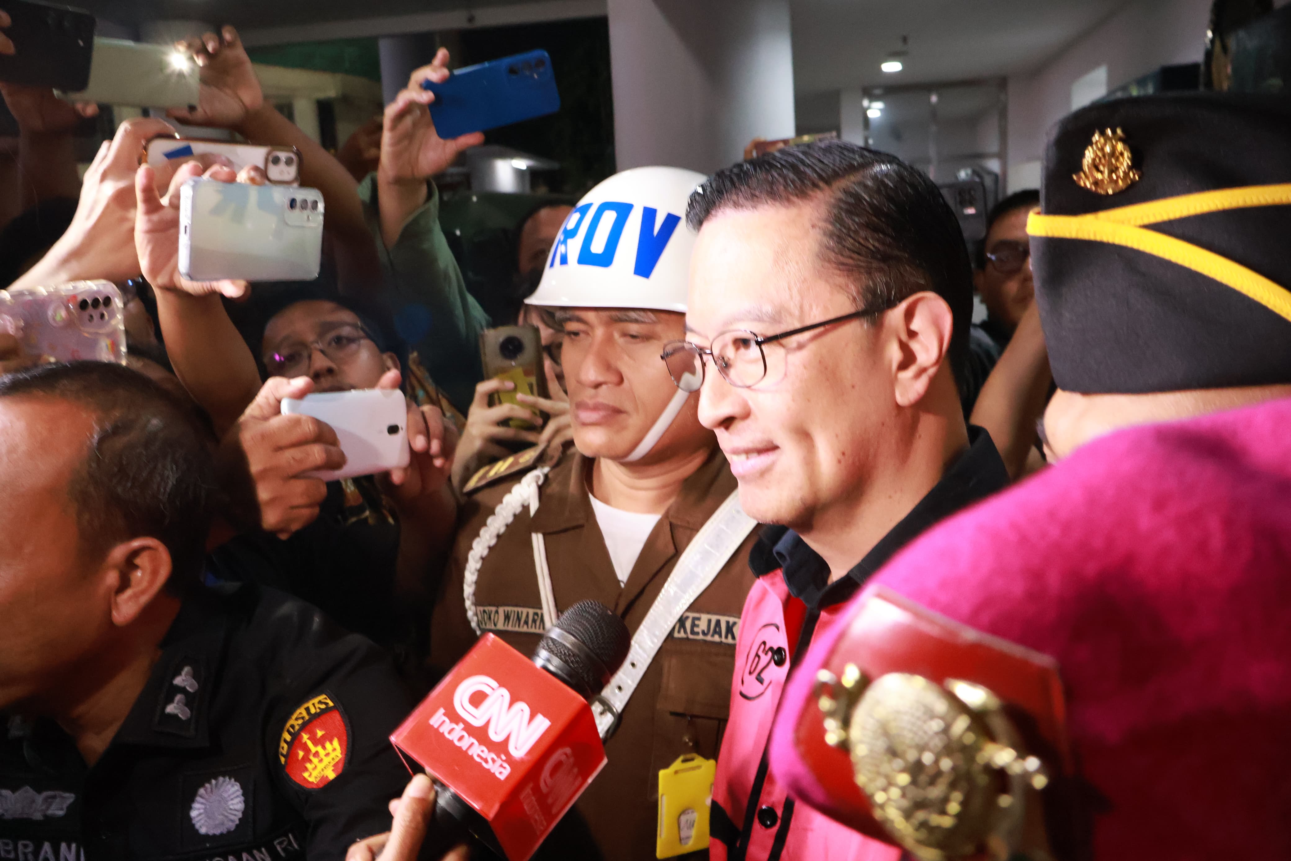 Tersangka kasus korupsi impor gula Tom Lembong. (Foto/dokumentasi Kejagung)