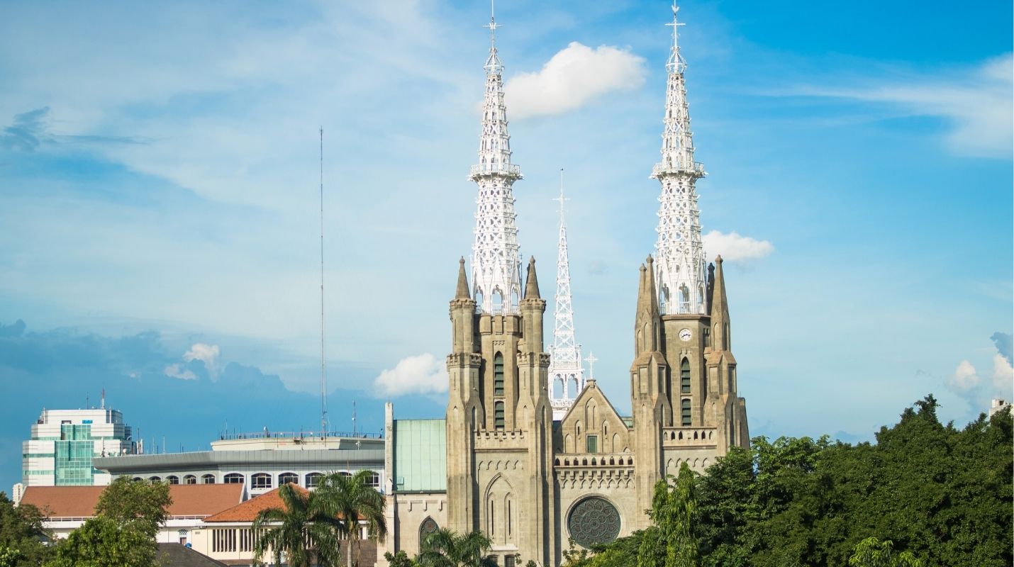 Ilustrasi Gereja Katedral. Kemenag mengucurkan dana operasional bagi gereja di Indonesia. (Foto/jakarta tourism)