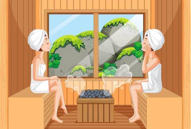 Ilustrasi Sauna (BeritaNasional/Freepik)