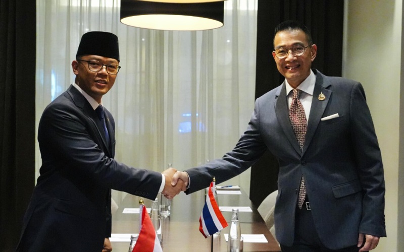 Menlu Sugiono dan Menlu Thailand perkuat hubungan (Foto/Kemenlu)