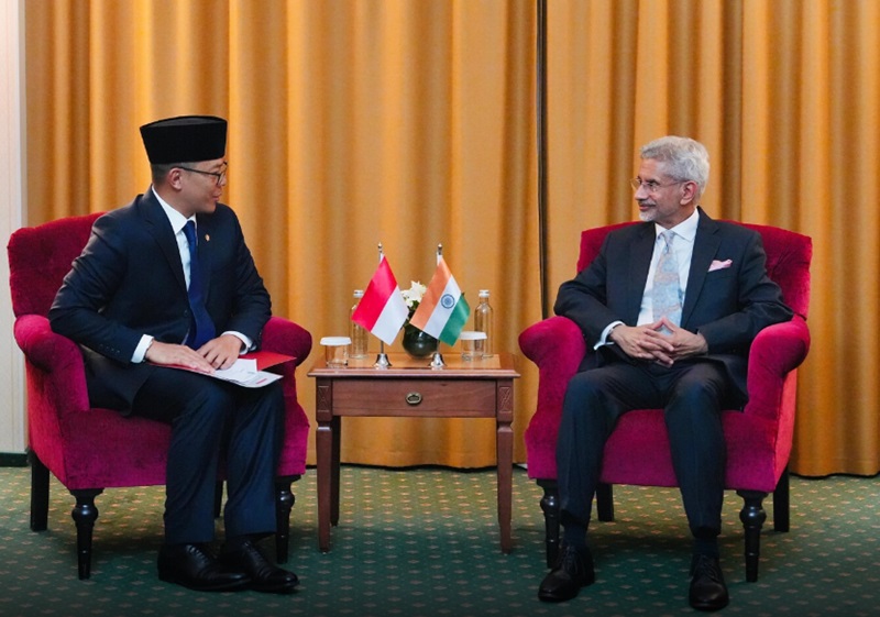 Menlu Sugiono lakukan pertemuan bilateral dengan Menlu India (Foto/Kemenlu)