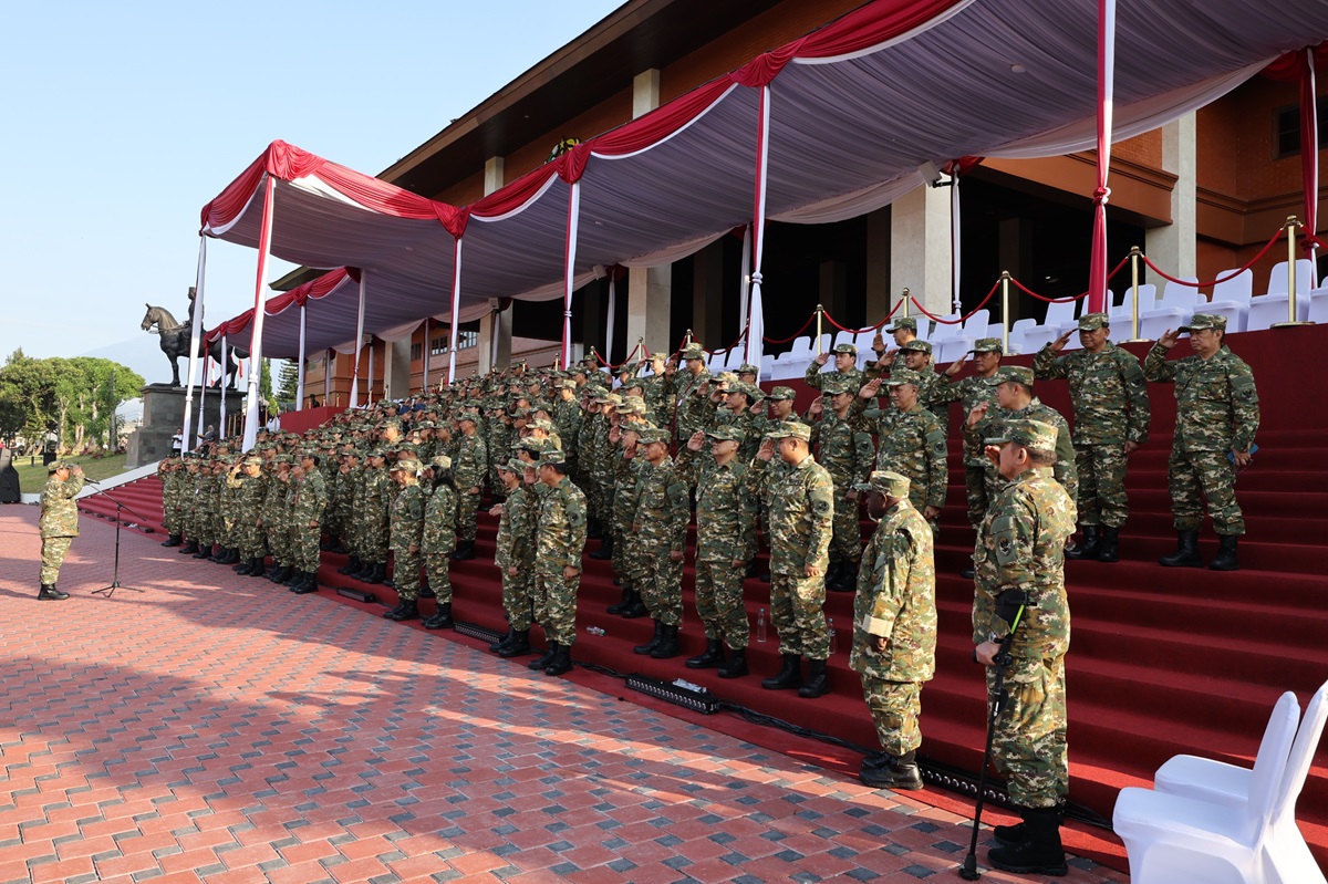 Kabinet Merah Putih di Akmil Magelang. (Foto/Tim Prabowo).