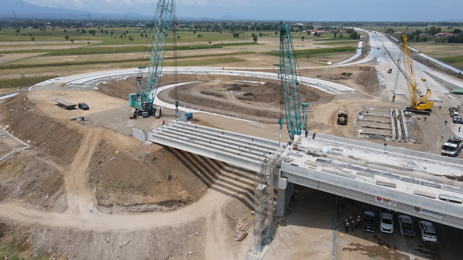 Pembangunan Tahap 1 Tol Probolinggo-Banyuwangi Capai 55,27 %. (Foto/Jasa Marga).