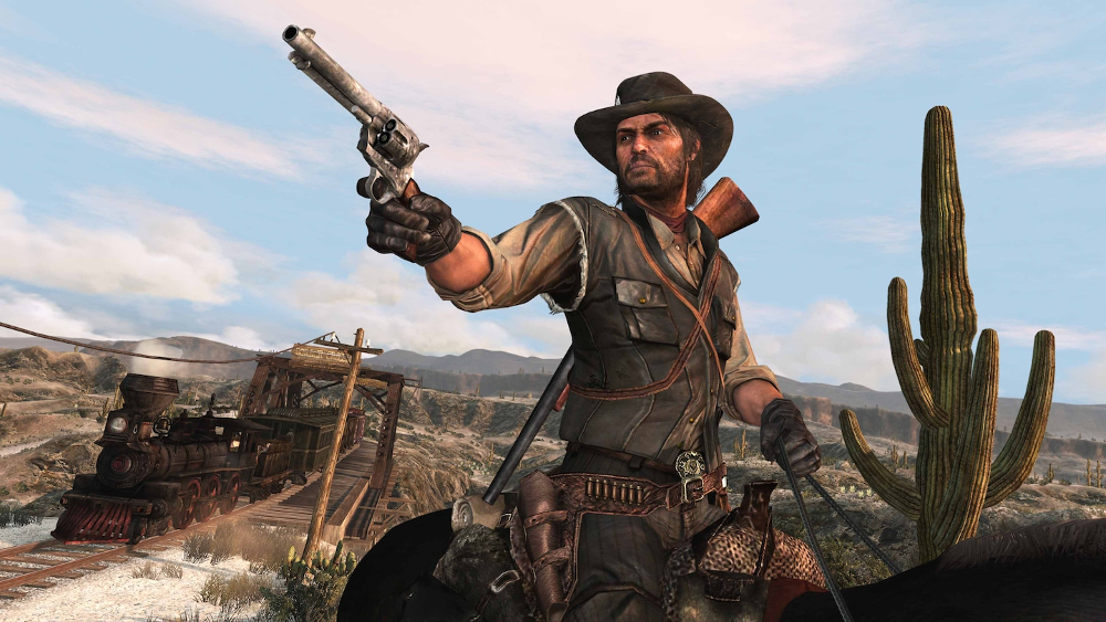 Tokoh game John Marston saat beraksi. (Foto/Rockstar Games)