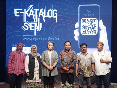 Peluncuran platform e-Katalog Seni di TIM. (Foto/Berita Jakarta)