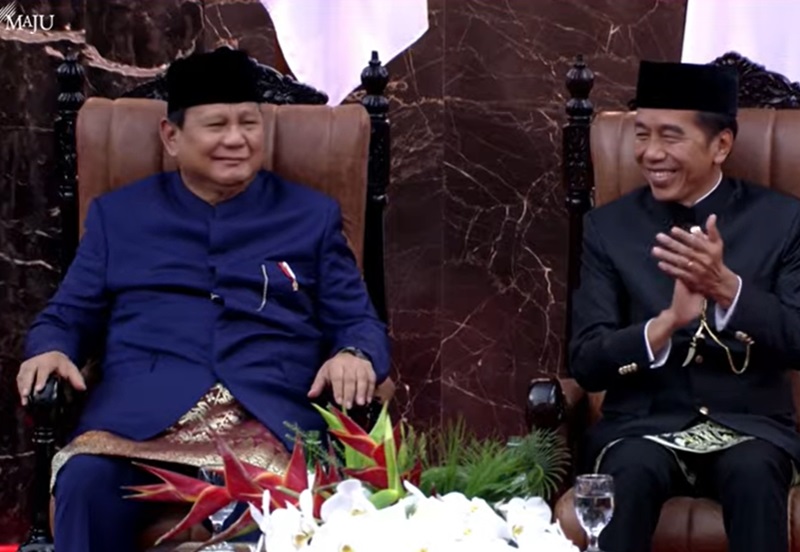 Prabowo beri apresiasi presiden pendahulu (Foto/Youtube Sekretariat Presiden)