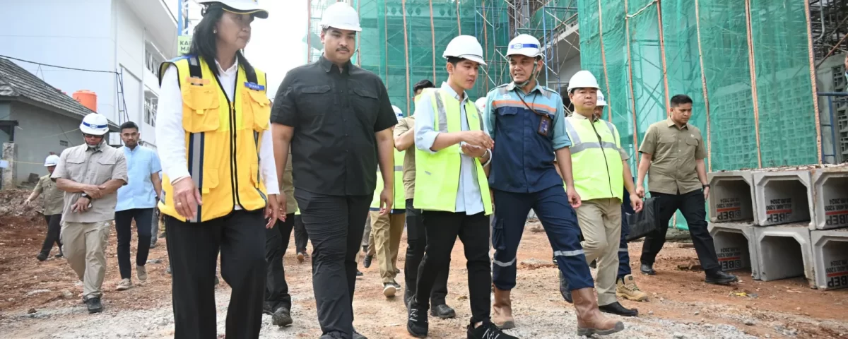 Wapres Gibran mengecek langsung progres pembangunan Cibubur Youth Elite Sport Center (CYESC) di Jakarta Timur. (Foto/Wapres RI).