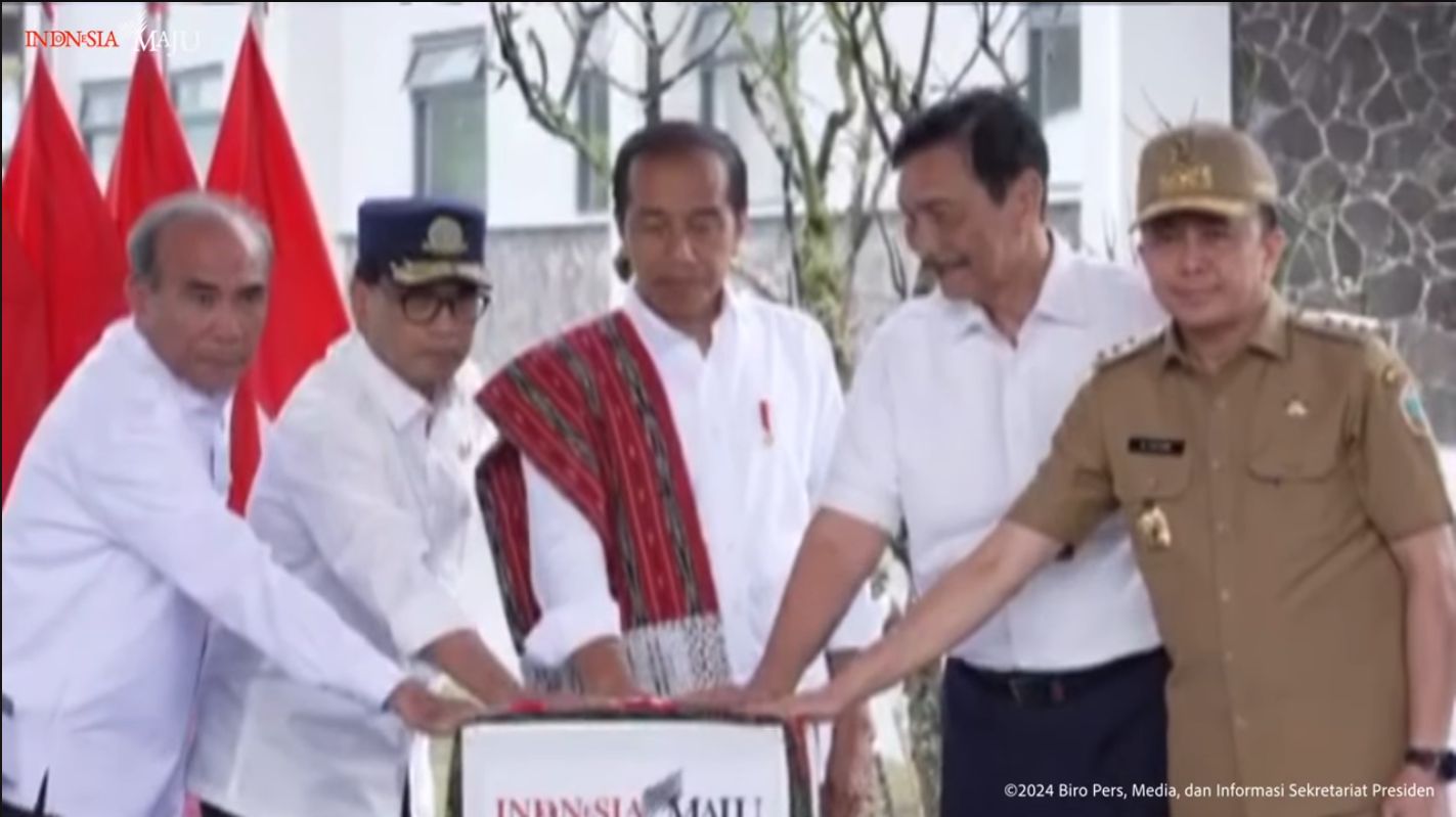 Presiden Joko Widodo (Jokowi) meresmikan Pusat Riset Genomik di Sumut. (Foto/Setkab).