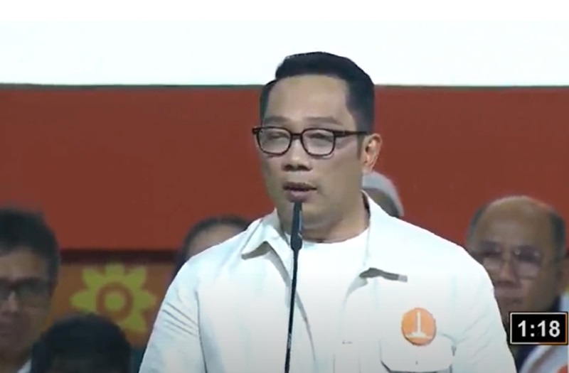 RK menilai penampilannya bagus di debat kedua (Foto/Youtube KPU Provinsi DKI)