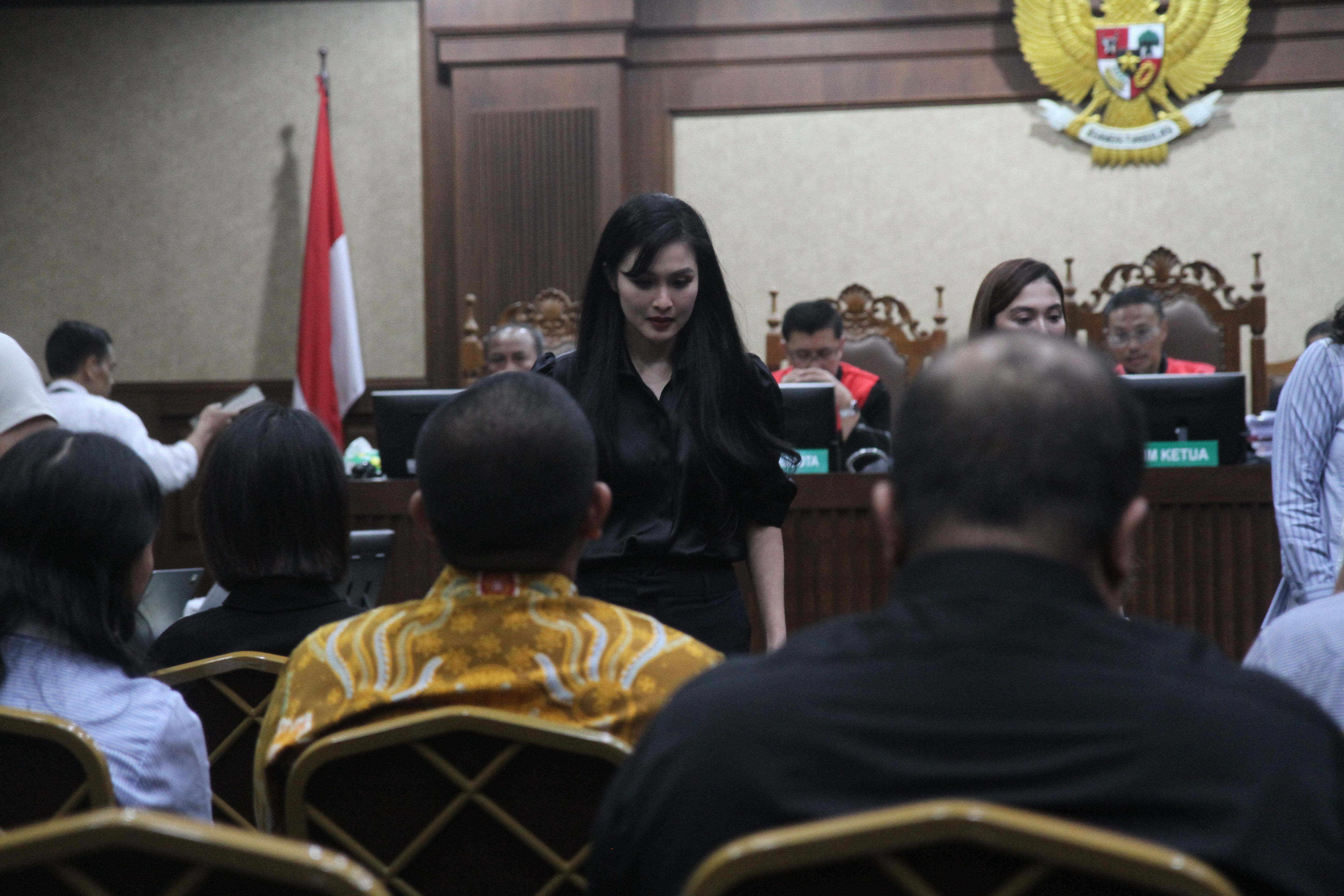 Sandra Dewi menjalani sidang di Pengadilan Tipikor, Jakarta, Kamis (10/10/2024).   (Beritanasional.com/Oke Atmaja)