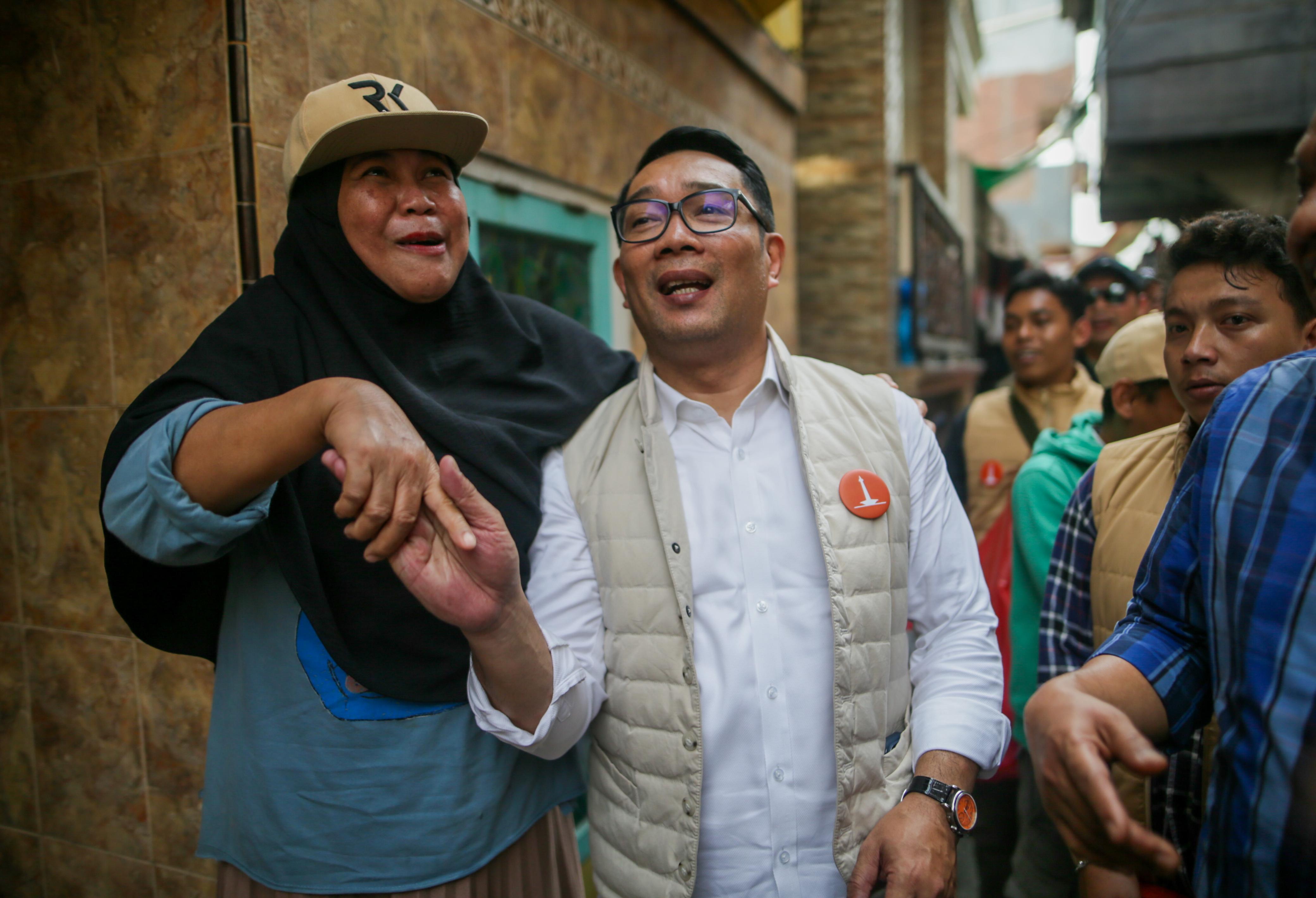 Cagub Jakarta Ridwan Kamil saat menyerap aspirasi warga Penjaringan, Jakarta Utara. (Foto/Tim Ridwan Kamil)