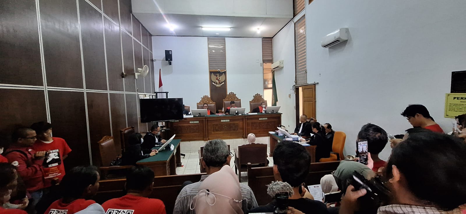 Sidang kasus dugaan sumpah palsu di PN Jaksel. (Foto/Istimewa).