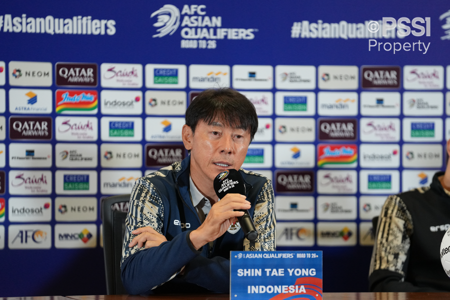 Pelatih Timnas Indonesia Shin Tae-yong. (Foto/PSSI).